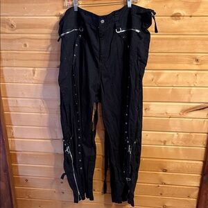 Torrid nightfall Black Cargo Pants with Straps